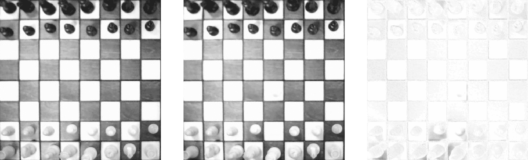 Storyboard showing chess move e2e4